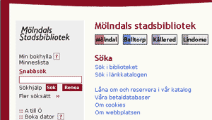 Bild av Mölndals hemsida